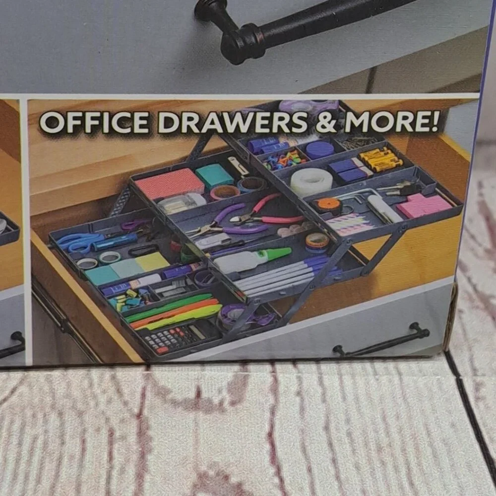 Smart‎ Drawer Organizer for Standard Drawers- Expanding Multi-level  NIB